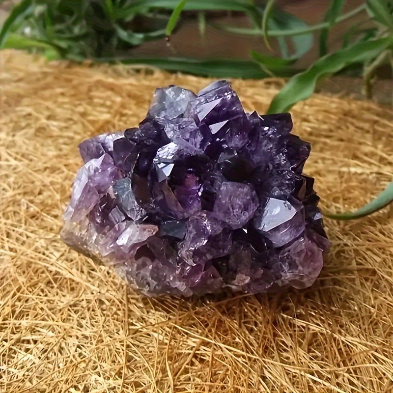 Natural Amethyst Crystal Cave – DIY Aquarium & Home Decoration, Gemstone Fragment