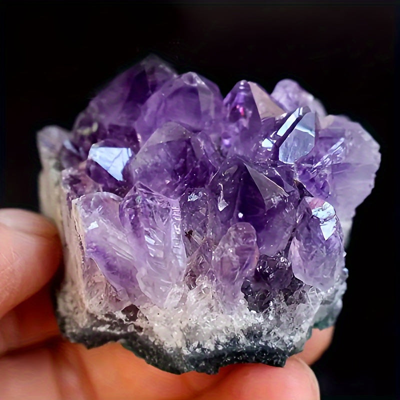 Natural Amethyst Crystal Cave – DIY Aquarium & Home Decoration, Gemstone Fragment