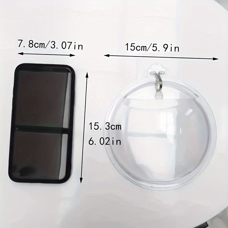Hydroponics Wall-Mount Planter – Mini Fish Tank & Home Decoration Pot, 1pc