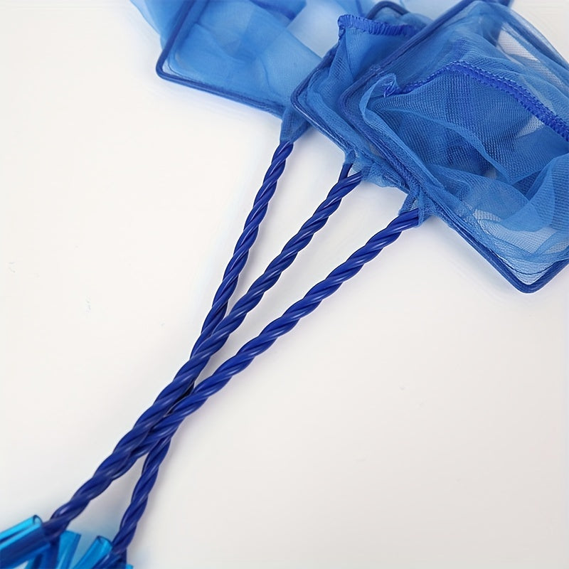 Small Mesh Fish Net – Plastic Handle Aquarium Net for Catching & Handling Fish, 1pc
