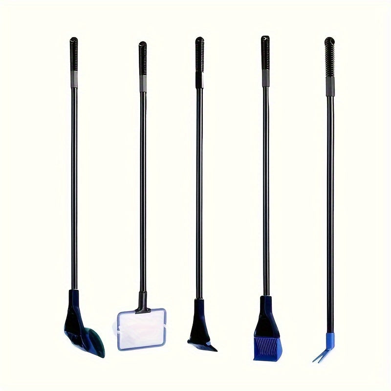 7pcs Aquarium Water Changer Set – Siphon Hose & Manual Pump for Gravel Cleaning & Waste Removal