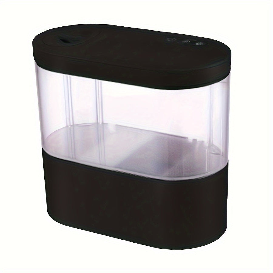 LED Smart Aquarium Kit – USB Rechargeable Fish Tank with Self-Cleaning Technology