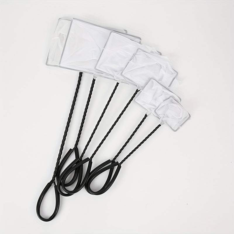 Small Mesh Fish Net – Plastic Handle Aquarium Net for Catching & Handling Fish, 1pc