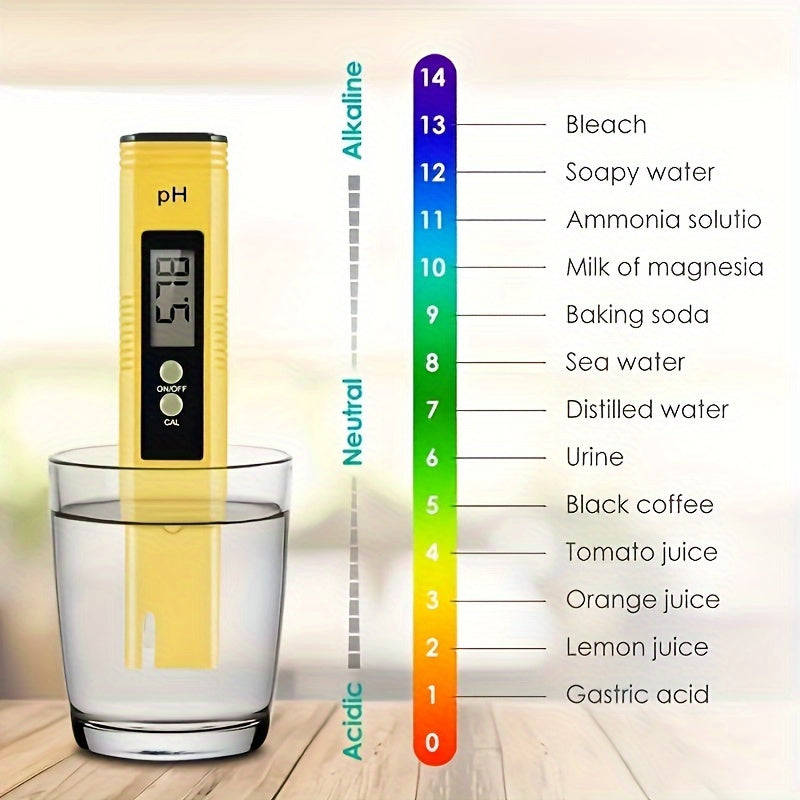 GOXAWEE PH Tester Pen – High-Precision 0.01 Measurement for Aquarium, Pool & Drinking Water