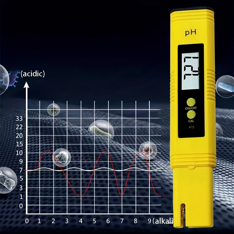GOXAWEE PH Tester Pen – High-Precision 0.01 Measurement for Aquarium, Pool & Drinking Water