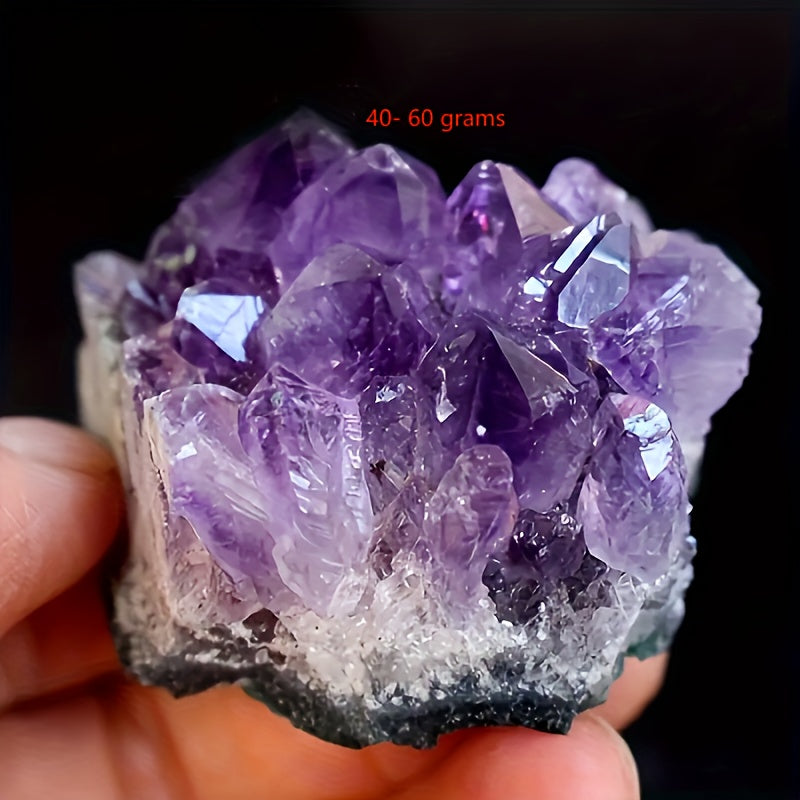 Natural Amethyst Crystal Cave – DIY Aquarium & Home Decoration, Gemstone Fragment