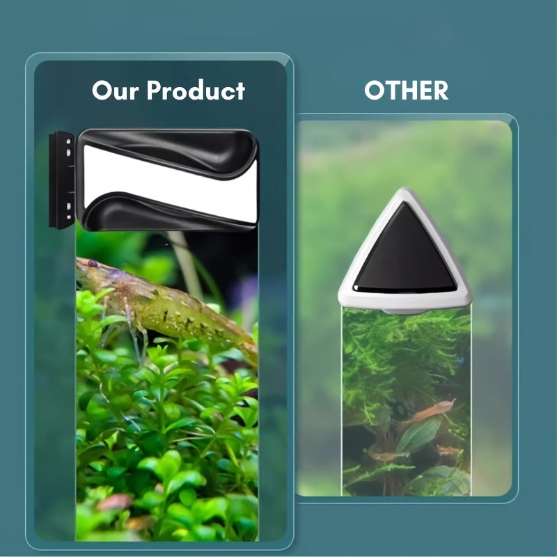 Extra-Strength Magnetic Fish Tank Cleaner – Powerful Algae Remover & Glass Scraper, 1pc