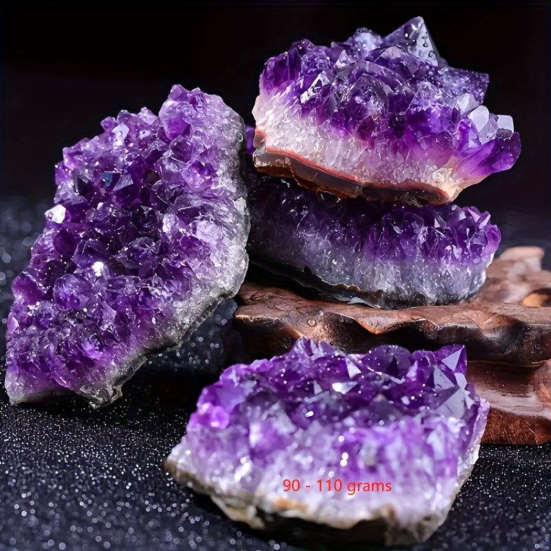 Natural Amethyst Crystal Cave – DIY Aquarium & Home Decoration, Gemstone Fragment