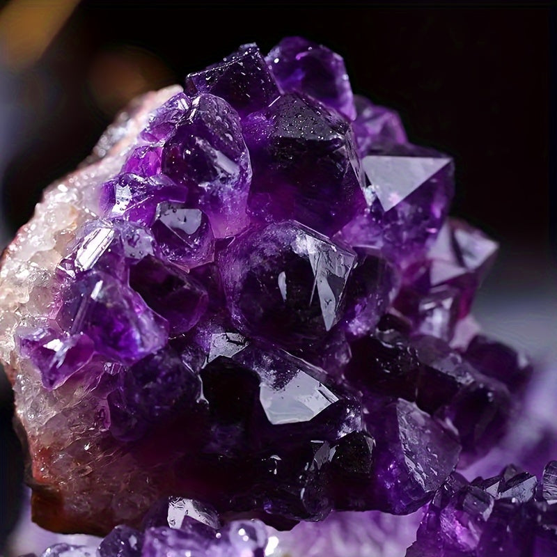 Natural Amethyst Crystal Cave – DIY Aquarium & Home Decoration, Gemstone Fragment