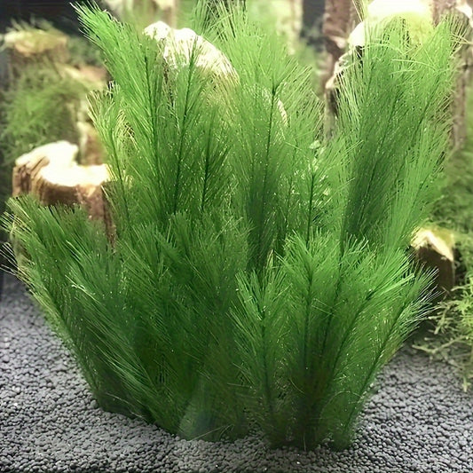 3-Pack Artificial Aquarium Plants – High-Quality Plastic Water Plants for Fish Tank Decoration