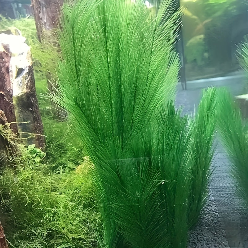 3-Pack Artificial Aquarium Plants – High-Quality Plastic Water Plants for Fish Tank Decoration