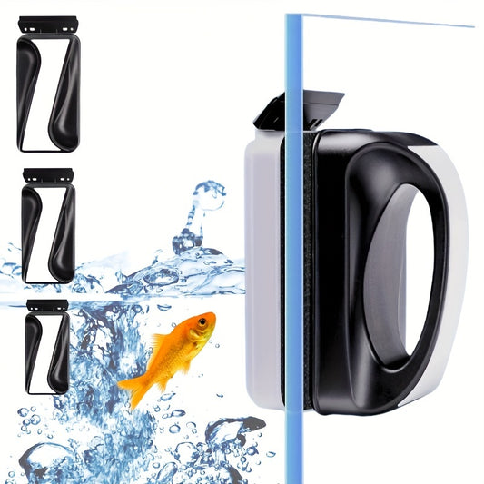 Extra-Strength Magnetic Fish Tank Cleaner – Powerful Algae Remover & Glass Scraper, 1pc