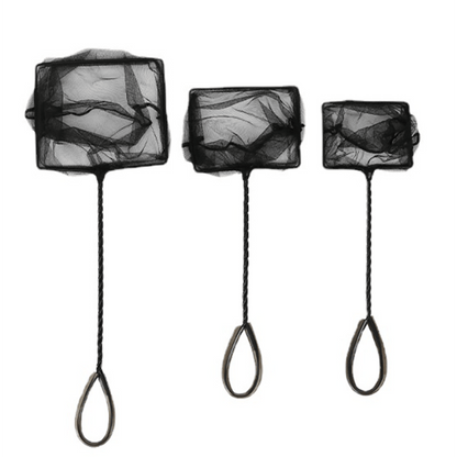 Small Mesh Fish Net – Plastic Handle Aquarium Net for Catching & Handling Fish, 1pc