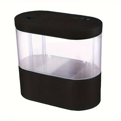 LED Smart Aquarium Kit – USB Rechargeable Fish Tank with Self-Cleaning Technology