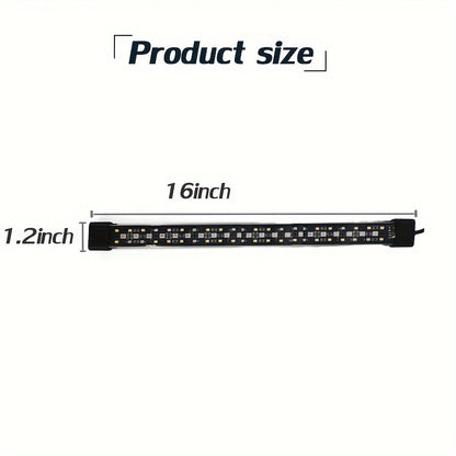 24/7 Cycle Aquarium Light – Full Spectrum & 7 Color Options with Adjustable Brightness & Timer