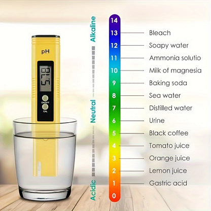 GOXAWEE PH Tester Pen – High-Precision 0.01 Measurement for Aquarium, Pool & Drinking Water