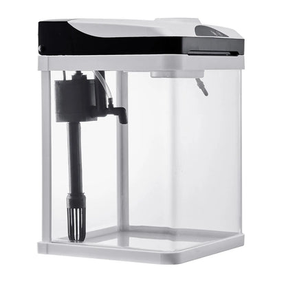 2-Gallon LED Smart Square Aquarium – Self-Cleaning Clear Glass Fish Tank with 7 Colors