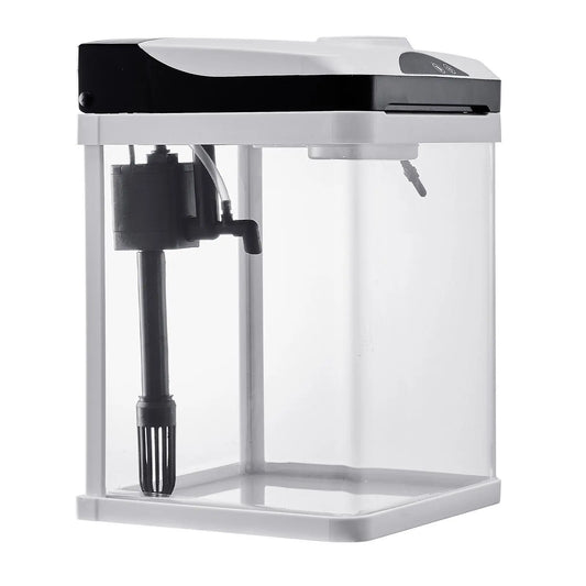 2-Gallon LED Smart Square Aquarium – Self-Cleaning Clear Glass Fish Tank with 7 Colors